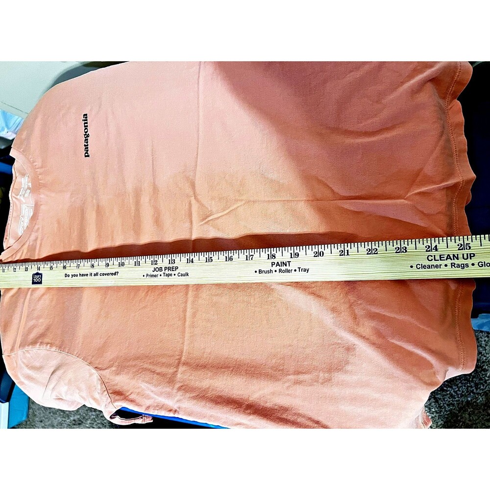 Patagonia Unisex Orange Regular Fit Cotton Short Sleeved Tee SIZE Medium - Picture 6 of 7